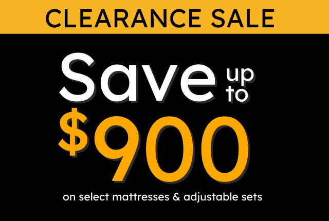 Save up to $900 on select mattress during the Mancini's Sleepworld Clearance Sale